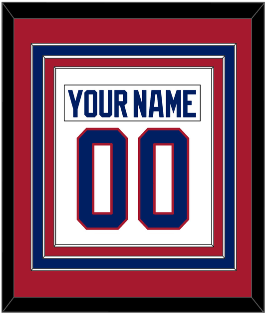 Montreal Nameplate & Number (Back) Combined - Home White (1984-1997) - Premier Tier 2