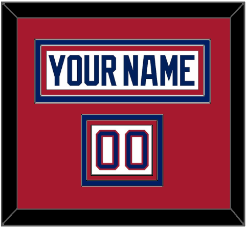 Montreal Nameplate & Number (Shoulder) - Home White (1984-1997) - Premier Tier 2