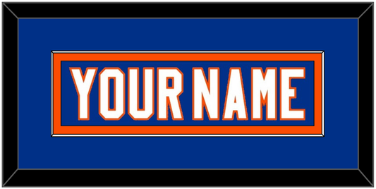 New York Nameplate - Home Blue - Essential Tier 2