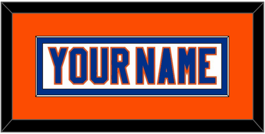 New York Nameplate - Road White - Essential Tier 4