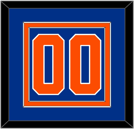 New York Number (Back) - Alternate Blue - Signature Tier 2