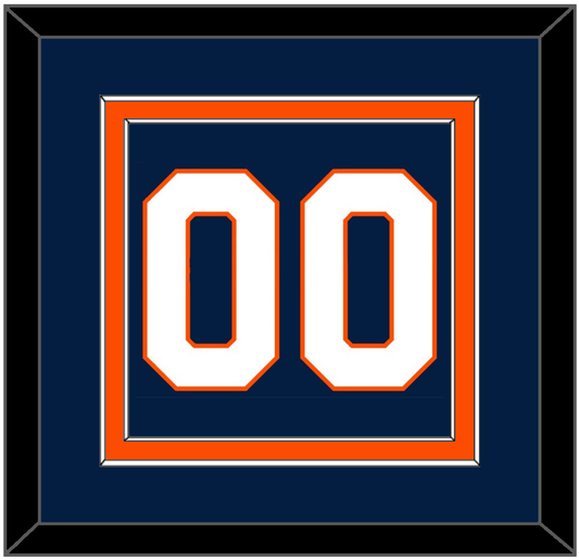 New York Number (Back) - Home Blue (2007-2010) - Signature Tier 2
