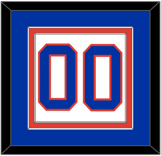 New York Number (Back) - Home White (1984-1995) - Signature Tier 2