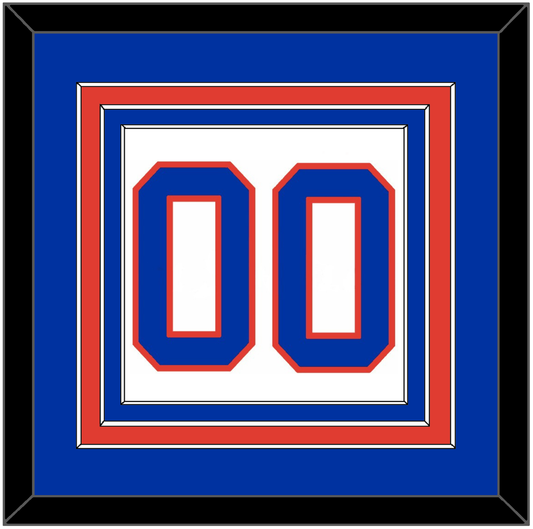 New York Number (Back) - Home White (1984-1995) - Premier Tier 2