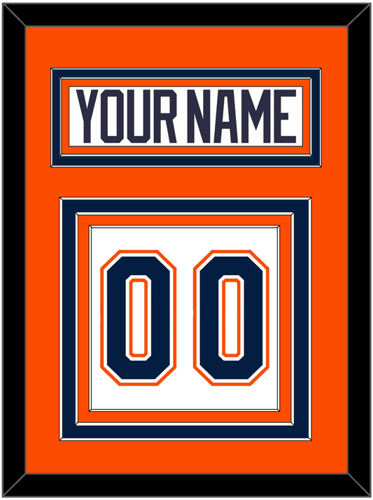 New York Nameplate & Number (Back) - Home/Road White (1998-2007) - Premier Tier 3