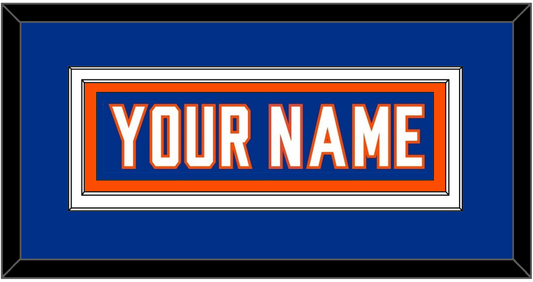 New York Nameplate - Alternate Blue - Signature Tier 2