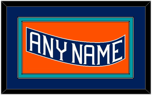 New York Nameplate - Road Blue (1995-1998) - Signature Tier 2