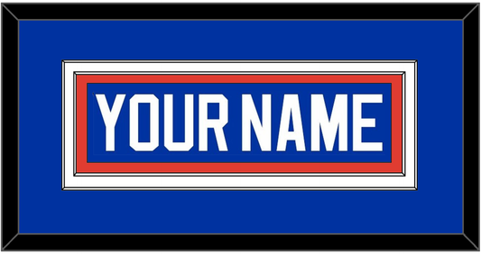 New York Nameplate - Road Blue (1984-1995) - Signature Tier 2
