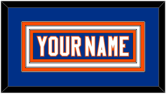 New York Nameplate - Home Blue - Premier Tier 2