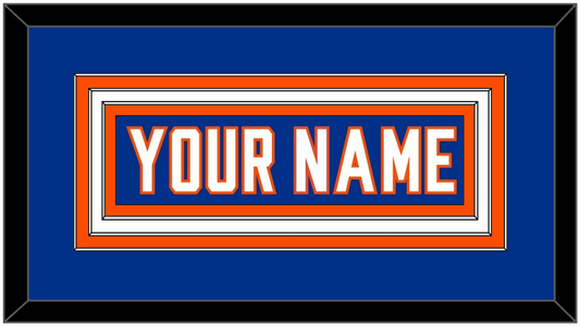 New York Nameplate - Alternate Blue - Premier Tier 1