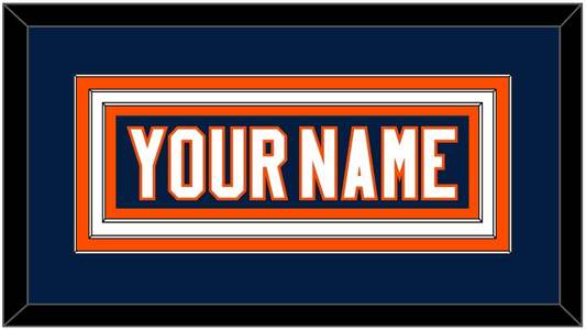 New York Nameplate - Home Blue (2007-2010) - Premier Tier 1