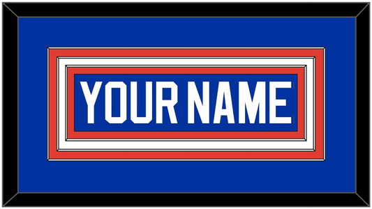 New York Nameplate - Road Blue (1984-1995) - Premier Tier 1
