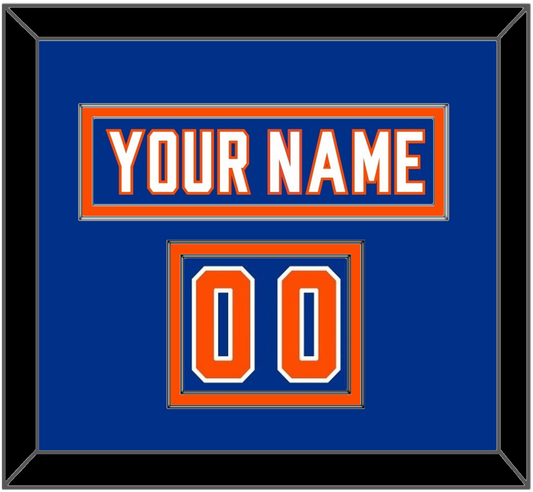 New York Nameplate & Number (Shoulder) - Alternate Blue - Signature Tier 2