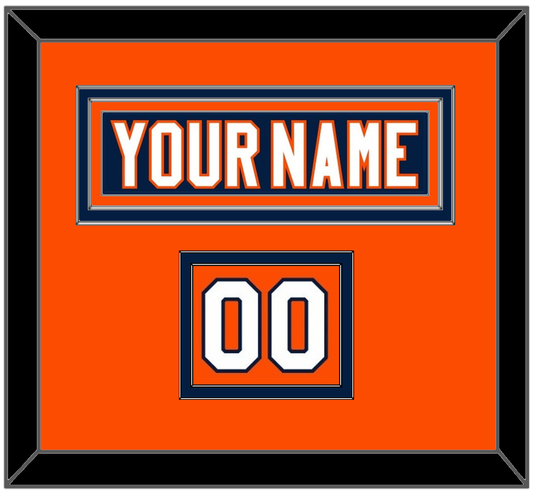 New York Nameplate & Number (Shoulder) - Home Blue (2007-2010) - Signature Tier 3