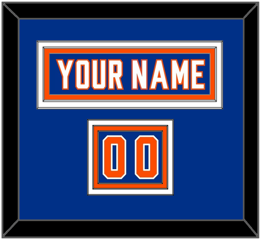 New York Nameplate & Number (Shoulder) - Alternate Blue - Premier Tier 2
