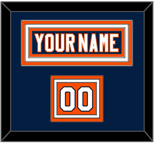 New York Nameplate & Number (Shoulder) - Home Blue (2007-2010) - Premier Tier 2