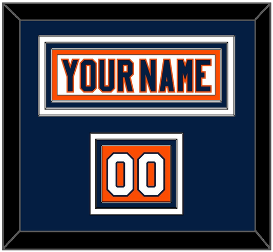 New York Nameplate & Number (Shoulder) - Road White (2007-2010) - Premier Tier 2