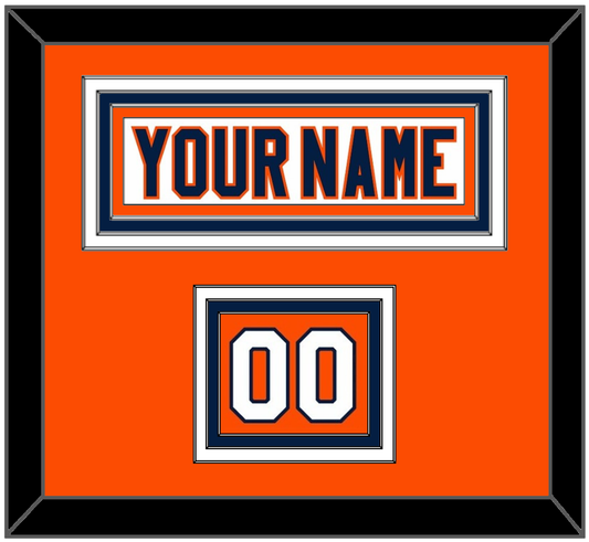New York Nameplate & Number (Shoulder) - Road White (2007-2010) - Premier Tier 3