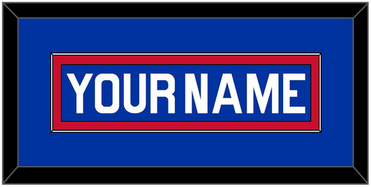 New York Nameplate - Road Blue (1977-1978) - Essential Tier 2