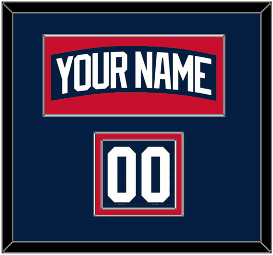 New York Nameplate & Number (Shoulder) - Alternate Blue - Signature Tier 2