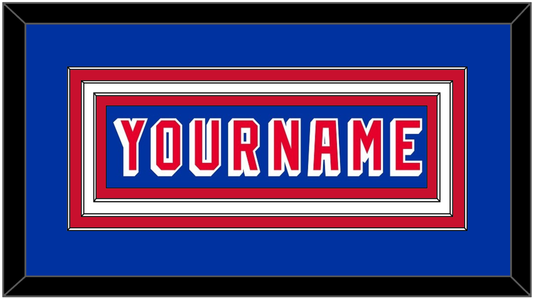 New York Nameplate - Road Blue (1978-1990) - Premier Tier 1