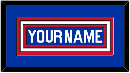 New York Nameplate - Road Blue (1977-1978) - Premier Tier 1