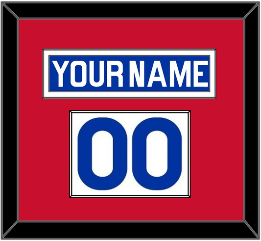 New York Nameplate & Number (Shoulder) - Road Blue (1977-1978) - Essential Tier 2