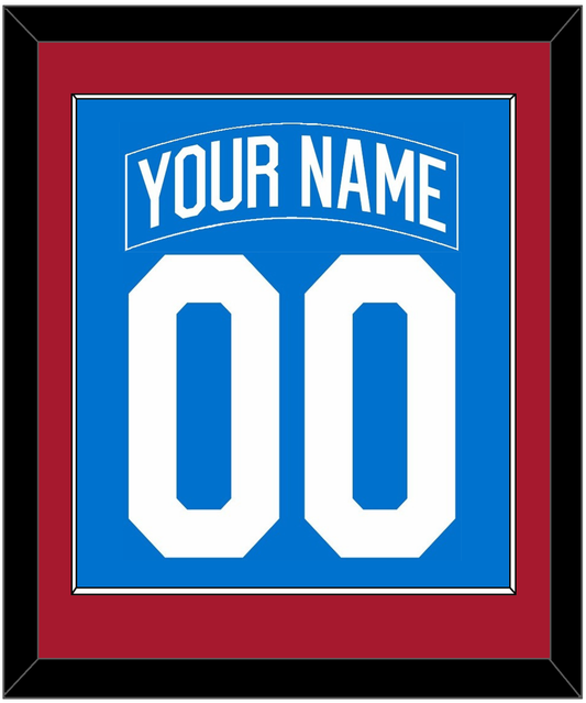 New York Nameplate & Number (Back) Combined - Centennial Blue - Essential Tier 2