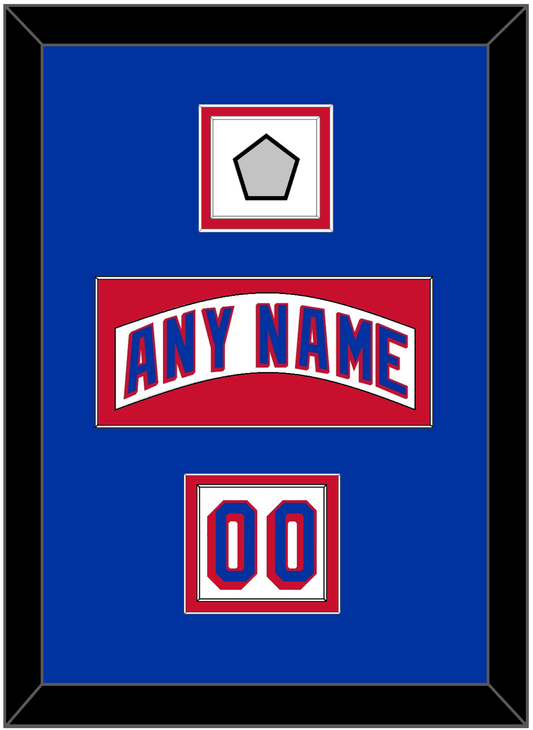 New York Nameplate, Number (Shoulder) & 1994 Stanley Cup Finals Patch - Home White (1990-2004) - Signature Tier 2