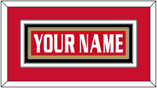 Ottawa Nameplate - Road/Home Red Jersey (1999-2007) - Premier Tier 2