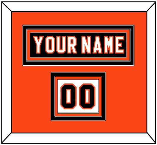 Philadelphia Nameplate & Number (Shoulder) - Home Black (2007-2010) - Premier Tier 3