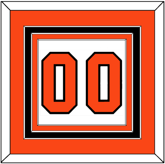 Philadelphia Number (Back) - Road White (2007-2010) - Premier Tier 2