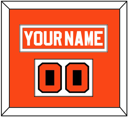 Philadelphia Nameplate & Number (Shoulder) - Road Orange (1977-1983) - Essential Tier 1