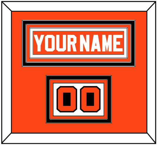Philadelphia Nameplate & Number (Shoulder) - Road Orange (1977-1983) - Premier Tier 4