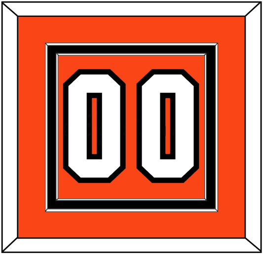 Philadelphia Number (Back) - Road Orange (1972-1983) - Signature Tier 2