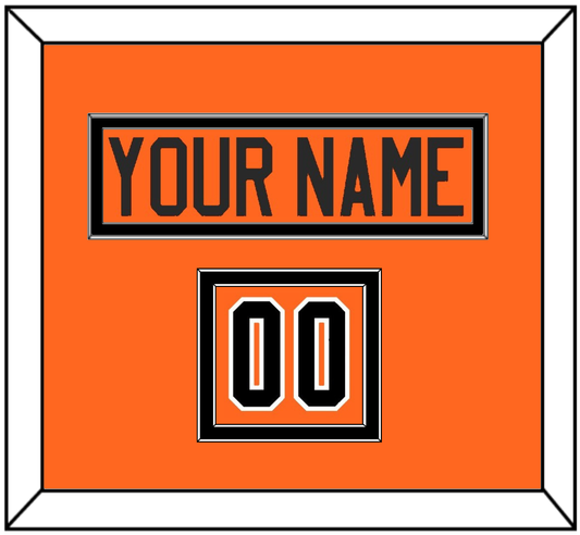 Philadelphia Nameplate & Number (Shoulder) - Alternate Black - Signature Tier 2