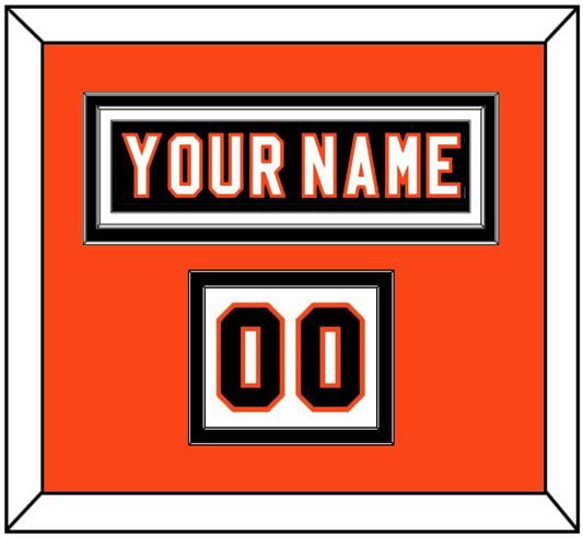 Philadelphia Nameplate & Number (Shoulder) - Road/Home Black (1997-2007) - Signature Tier 5