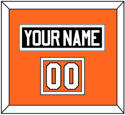 Philadelphia Nameplate & Number (Shoulder) - Road White (2017-2023) - Signature Tier 1