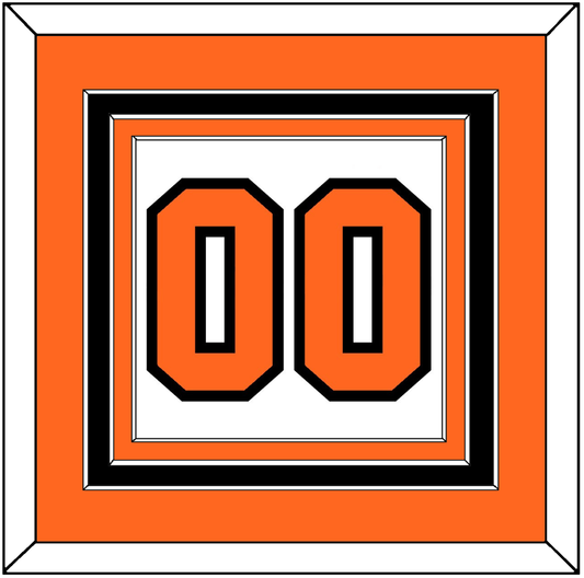 Philadelphia Number (Back) - Road White (2017-2023) - Premier Tier 2