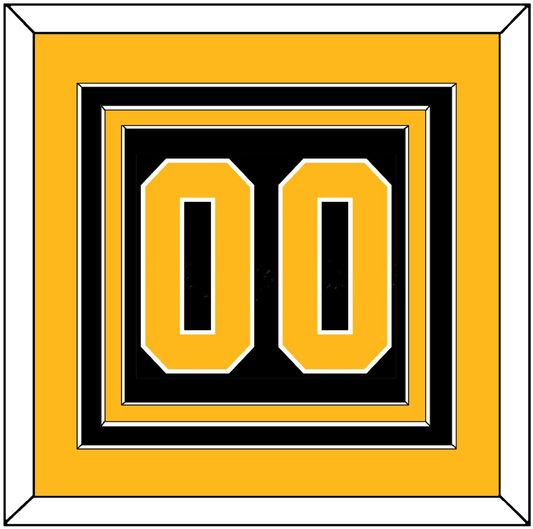 Pittsburgh Number (Back) - Road Black (1988-1992) - Premier Tier 3