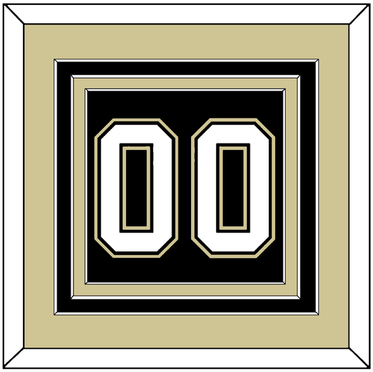 Pittsburgh Number (Back) - Home Black (2007-2016) - Premier Tier 3
