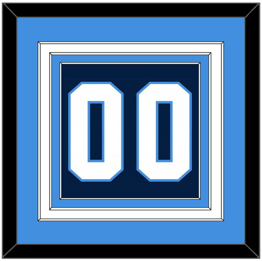Pittsburgh Number (Back) - Road Blue (1977-1980) - Premier Tier 5