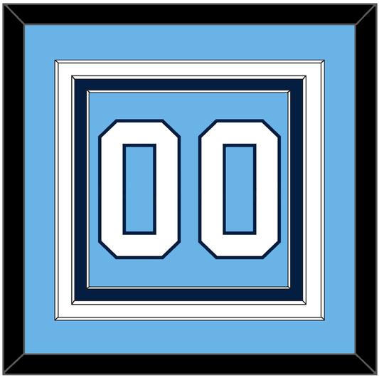Pittsburgh Number (Back) - 2008 Winter Classic Powder Blue - Premier Tier 2