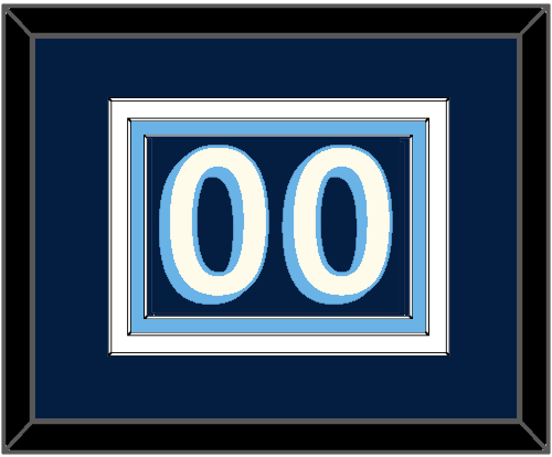 Pittsburgh Number (Back) - 2011 Winter Classic Navy Blue - Premier Tier 2