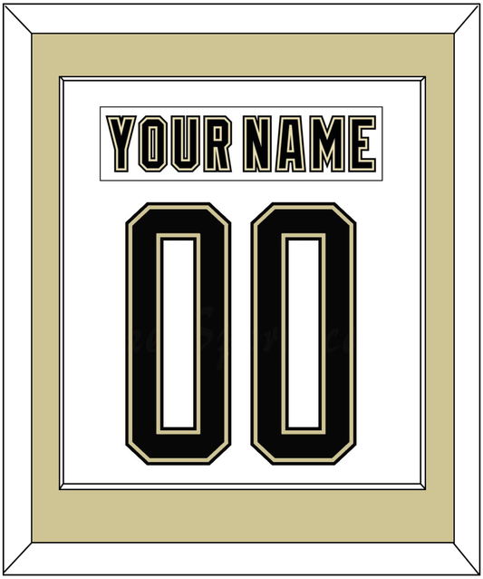 Pittsburgh Nameplate & Number (Back) Combined - 2014 Stadium Series White - Essential Tier 2