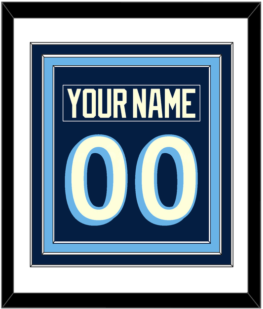 Pittsburgh Outdoor Game Nameplate & Full-Size Number - Combined