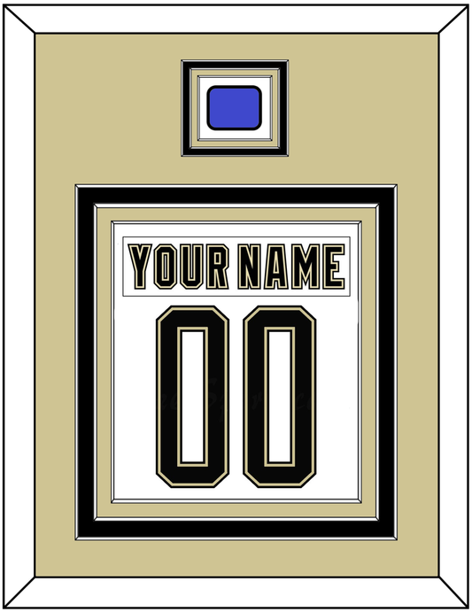 Pittsburgh Nameplate & Number (Back) Combined With Jersey Patch - 2014 Stadium Series White - Premier Tier 2