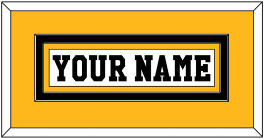 Pittsburgh Nameplate - Home White (1984-1988) - Signature Tier 2