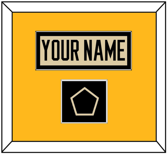 Pittsburgh Nameplate & 2023 Winter Classic Patch - Tan Jersey - Essential Tier 3