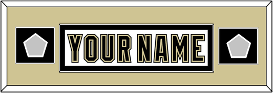 Pittsburgh Nameplate & 2 Stanley Cup Champions Patches - Road White (2007-2016) - Essential Tier 5